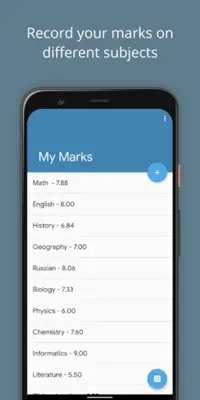 My Marks android App screenshot 3